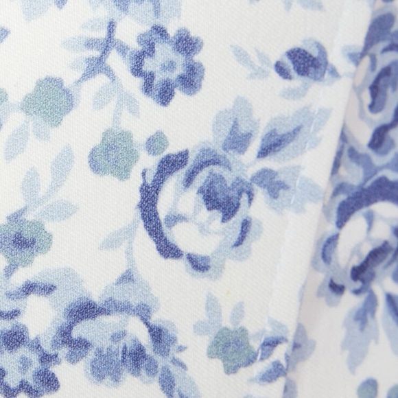 Garage Blue Floral Open-Back Corset – Small - Picture 4 of 5